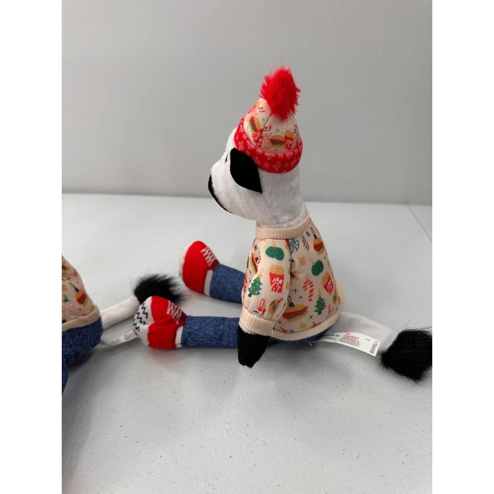 Chick-fil-A Plush Cow Holiday Christmas Sweater Set 4 12in Stuffed Animal Toy